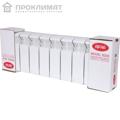 Радиатор биметаллический RIFAR BASE 200 10 секций