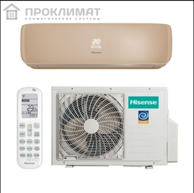 Сплит-система HISENSE CHAMPAGNE CRYSTAL SUPER DC AS-13UW4RVETG01(C) Inverter01