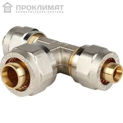 Тройник винтовой равнопроходный STOUT 16х16х16