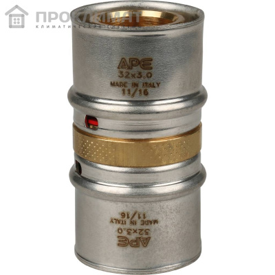 Муфта  соединительная равнопроходная прессовая STOUT 32х32 