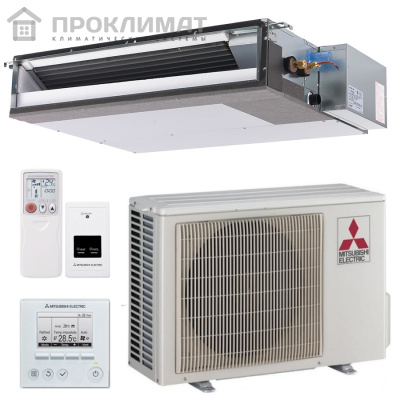 Сплит-система ME канальный тип SEZ-M25DA/SUZ-KA25VA inventer