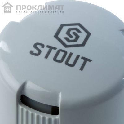 Головка термостатическая  STOUT M30х1,5, жидкостная  