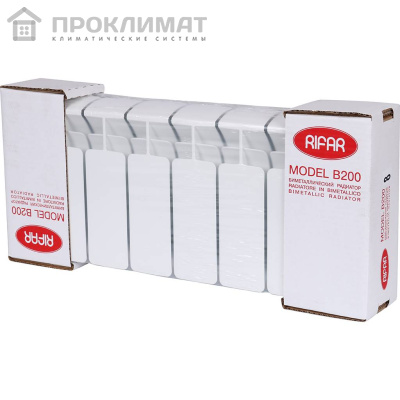 Радиатор биметаллический RIFAR BASE 200 8 секций