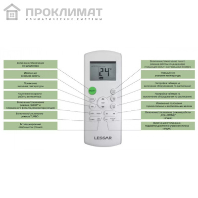 Сплит-система Lessar Ego LS-HE09KNE2/LU-HE09KNE2 inverter 5