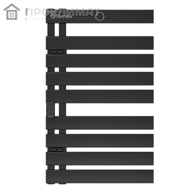 Полотенцесушитель электрический THERMEX Njord Black, 425 Вт