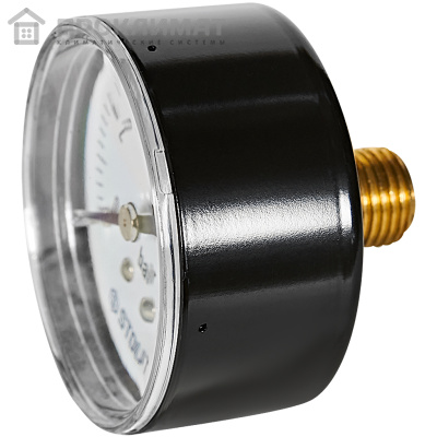 Манометр аксиальный STOUT корпус Ø 50 мм, 1/4" (0-10 бар)
