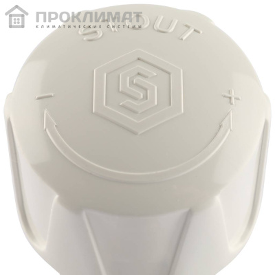 Клапан ручной терморегулирующий STOUT прямой 1/2