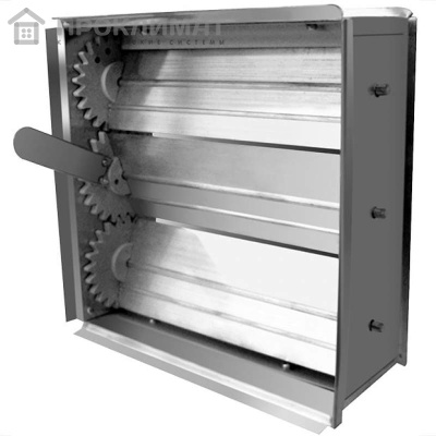 Клапан расход воздуха Shuft D 200x100 предназначен для регулирования потока воздуха. Регулировка про