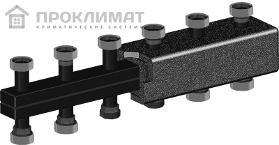 Настенный коллектор на 4 отопительных контура SUNFLY (арт. XF22003-4)