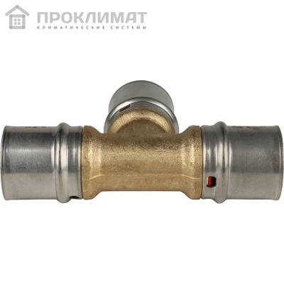 Тройник равнопроходный прессовой STOUT 26х26х26 