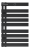 Полотенцесушитель электрический THERMEX Njord Black, 425 Вт 1