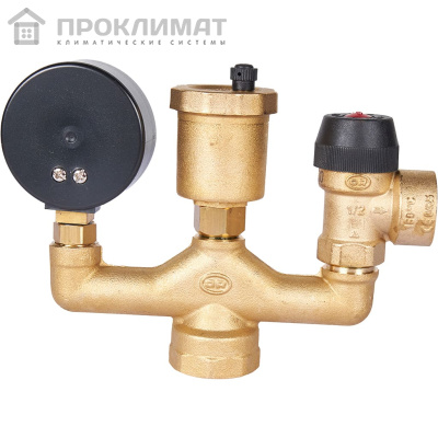 Группа безопасности котла 1" (до 50 кВт) (без теплоизоляции) (503.525)