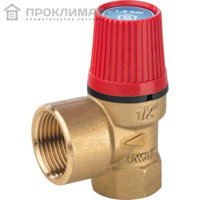 Клапан предохранительный STOUT 15х1/2