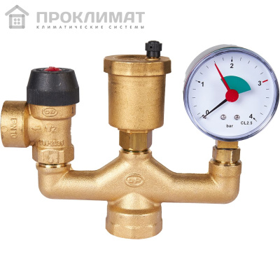 Группа безопасности котла 1" (до 50 кВт) (в   теплоизоляции) (503.528)