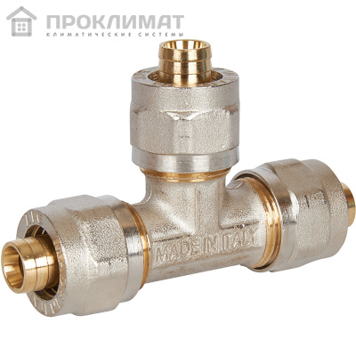 Тройник винтовой равнопроходный STOUT 16х16х16 