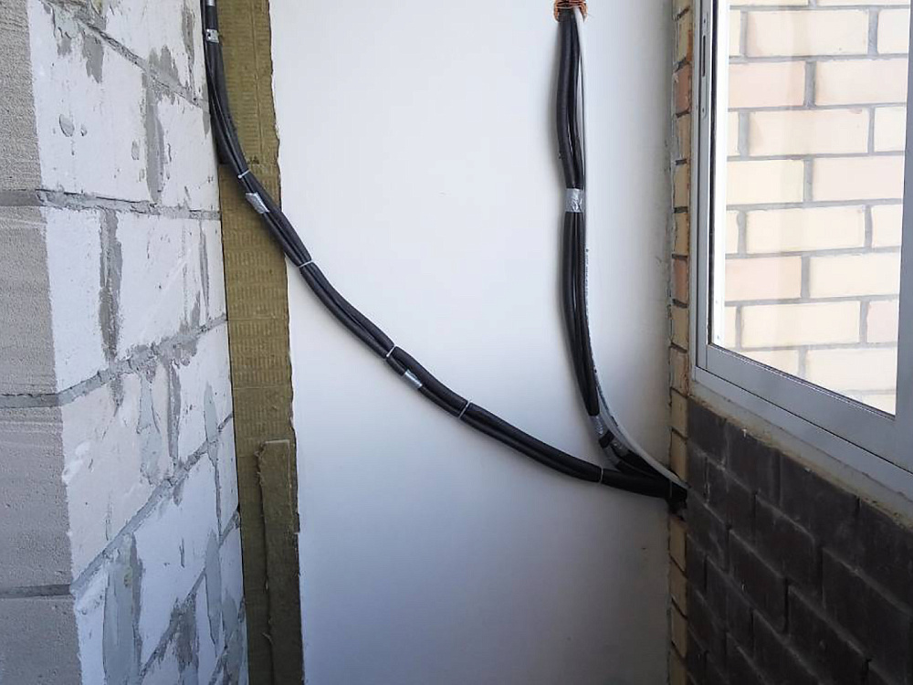 Закладка коммуникации на начальной стадии для нескольких сплит-систем