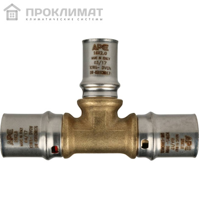 Тройник переходной прессовой STOUT 20х16х20 