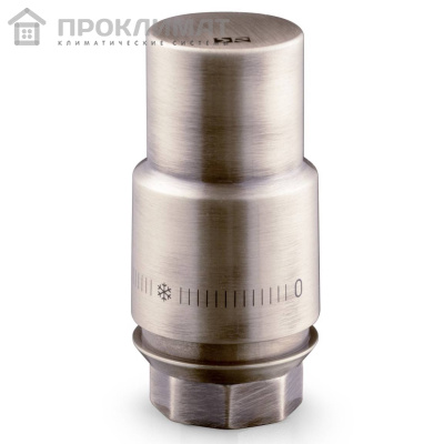 Термоголовка жидкостная ROYAL THERMO DESIGN М30х1,5 (матовый никель) корпус металл RTO 07.0015