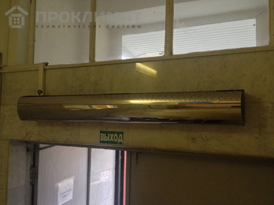 Монтаж тепловой завесы до 3 кВт