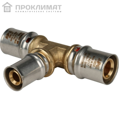 Тройник переходной прессовой STOUT 20х16х20 