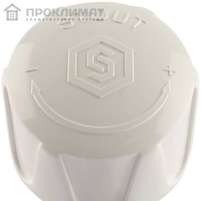 Клапан ручной терморегулирующий STOUT прямой 3/4