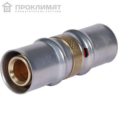 Муфта  соединительная равнопроходная прессовая STOUT 20х20 