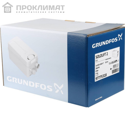 Установка канализационная Grundfos Sololift2 D-2 (0,28кВт) (Раковина)