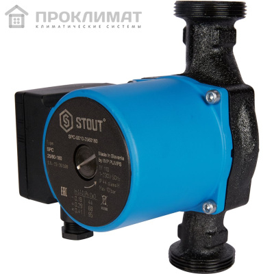 Насос циркуляционный STOUT 25/60-180