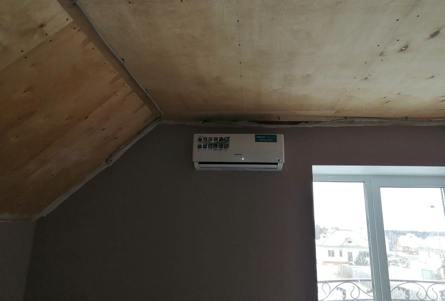 Монтаж кондиционеров в коттедже