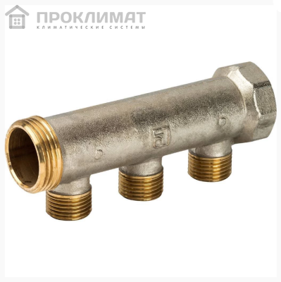 Коллектор Luxor CP403  3/4х (24х19) на 3 вых.( к соединениям типа ТР 95,ТР 97)