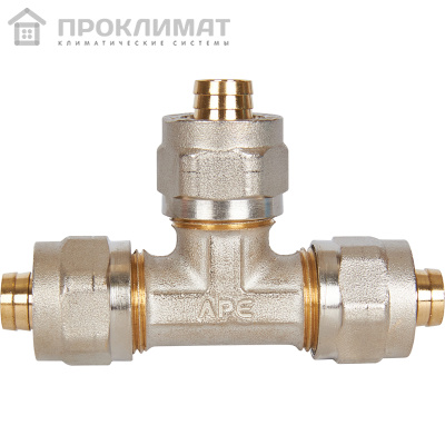 Тройник винтовой равнопроходный STOUT 16х16х16 