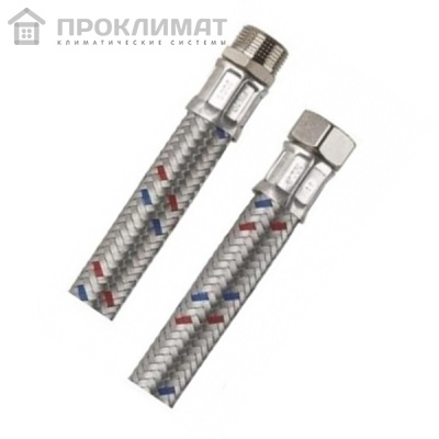 Подводка гибкая STOUT SHF 0088 081518  нар.1/2 х вн.1/2,L 800 мм (Италия)