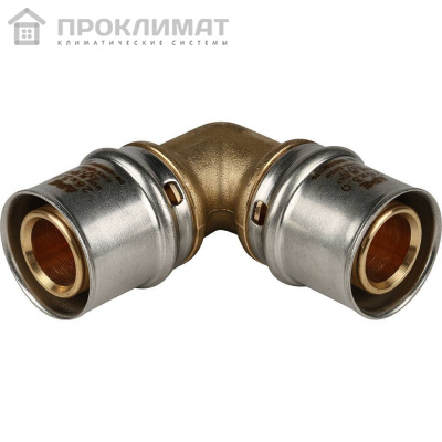 Угольник  90° прессовой STOUT 26х26 