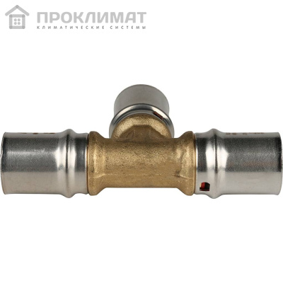Тройник равнопроходный прессовой STOUT 20х20х20 