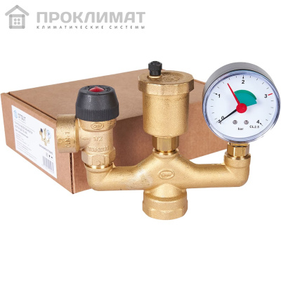 Группа безопасности котла 1" (до 50 кВт) (без теплоизоляции) (503.525)