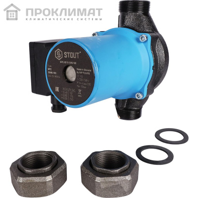 Насос циркуляционный STOUT 25/80-180