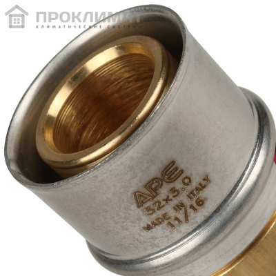 Муфта  соединительная равнопроходная прессовая STOUT 32х32 