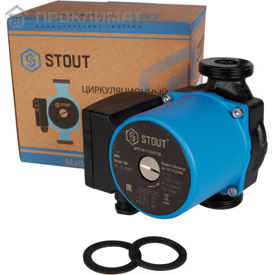 Насос циркуляционный STOUT 25/40-130 мм