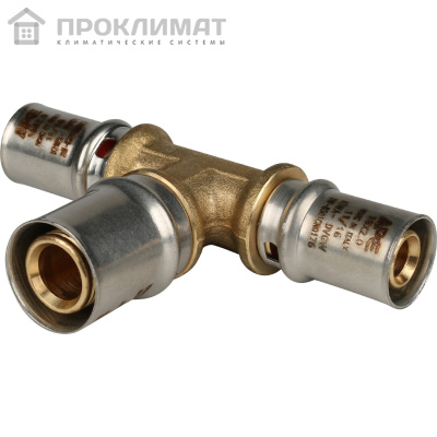 Тройник равнопроходный прессовой STOUT 20х20х20