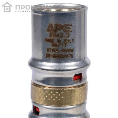 Муфта  соединительная равнопроходная прессовая STOUT 20х20 