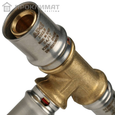 Тройник переходной прессовой STOUT 20х16х16 