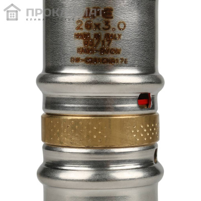 Муфта  соединительная равнопроходная прессовая STOUT 26х26 