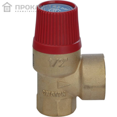 Клапан предохранительный STOUT 25х1/2