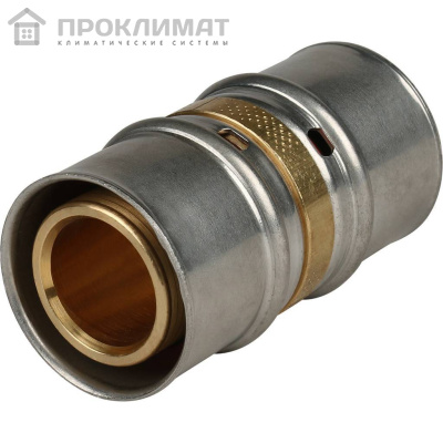 Муфта  соединительная равнопроходная прессовая STOUT 32х32 