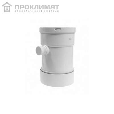 Соединительные муфты коаксиального дымохода  DN 60 и DN 100 с прокладкой