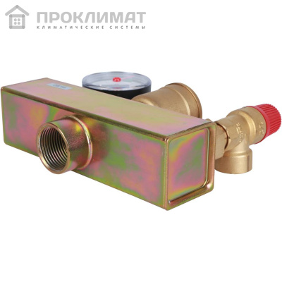 Группа безопасности котла 1" STOUT (до 50 кВт) (в теплоизоляции) (503.528)