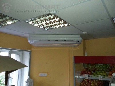 Монтаж напольно-потолочного кондиционера (мощность охл. до 7 кВт)