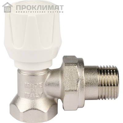 Клапан ручной терморегулирующий STOUT угловой 1/2