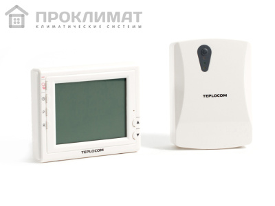 Термостат комнатный Teplocom TS-Prog-2AA/3A-RF, беспроводной, шт