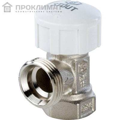 Клапан термостатический STOUT угловой 1/2, PN 10